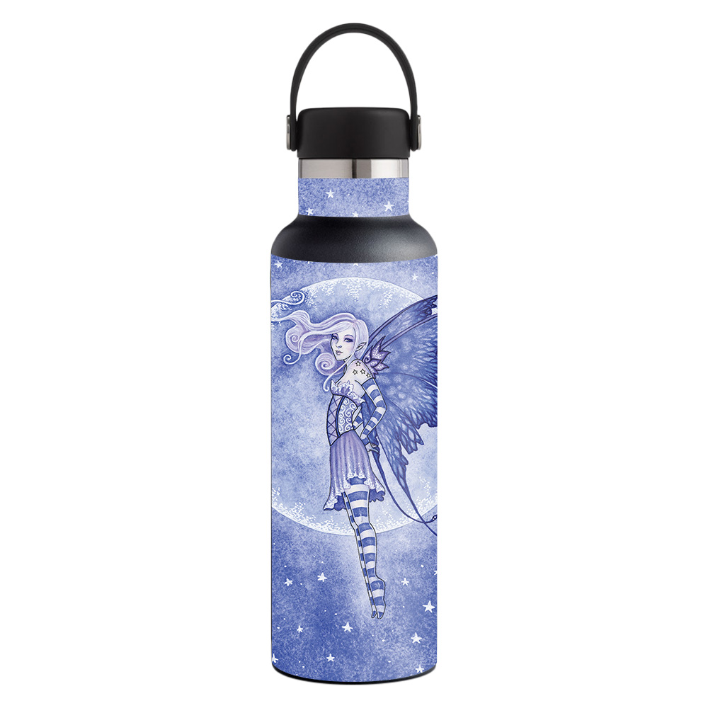 Picture of MightySkins HFST21-Moon And Stars Skin for Hydro Flask 21 oz Standard Mouth - Moon & Stars
