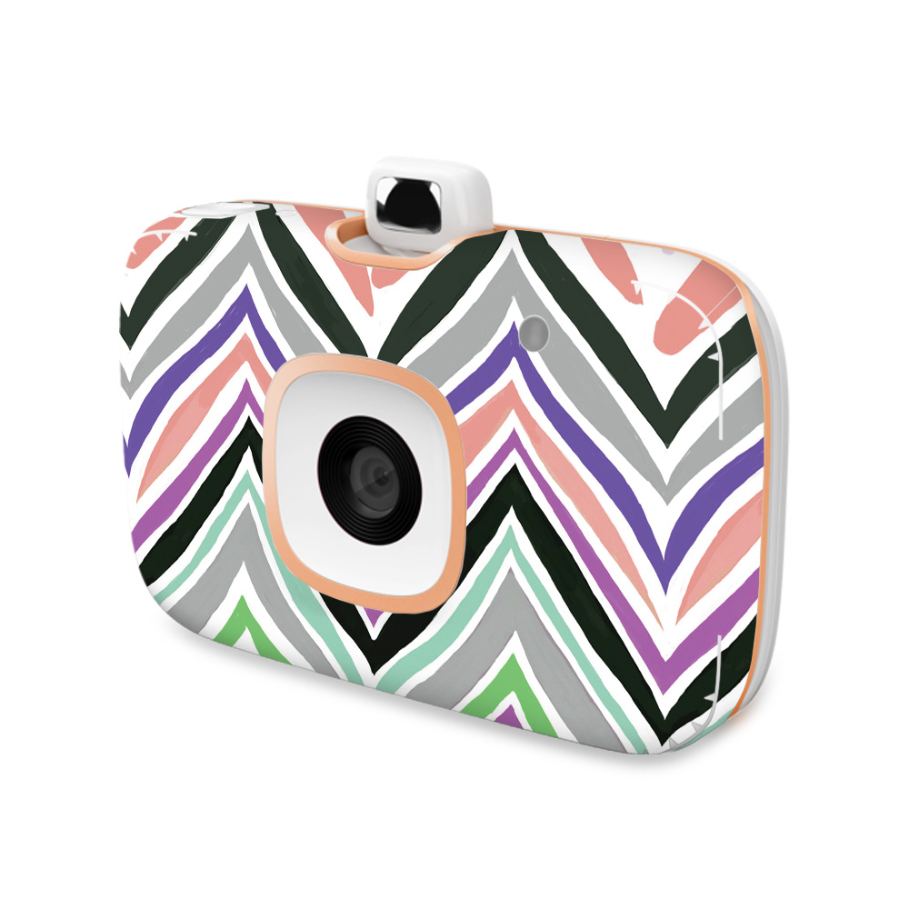 Picture of MightySkins HPSPR2I1-Colorful Chevron Skin for HP Sprocket 2-in-1 Photo Printer - Colorful Chevron