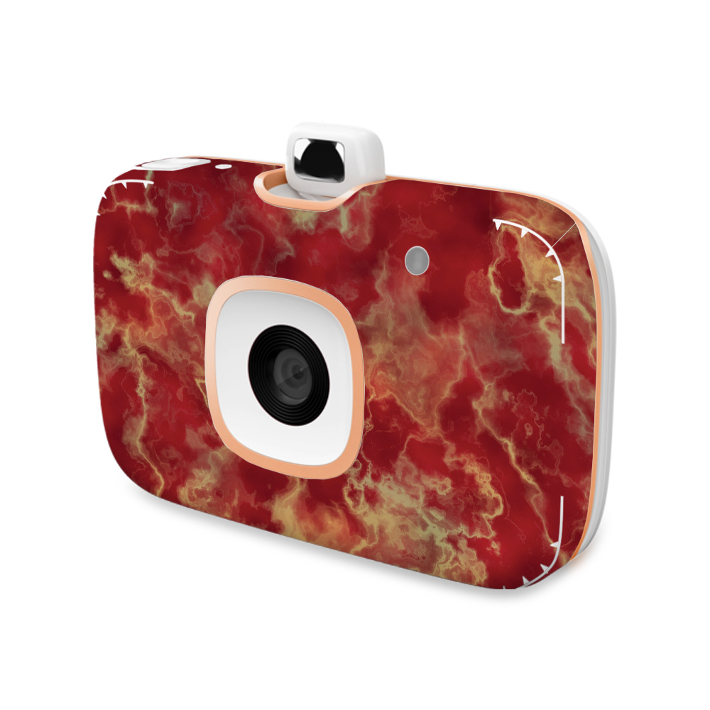 Picture of MightySkins HPSPR2I1-Crimson Marble Skin for HP Sprocket 2-in-1 Photo Printer - Crimson Marble