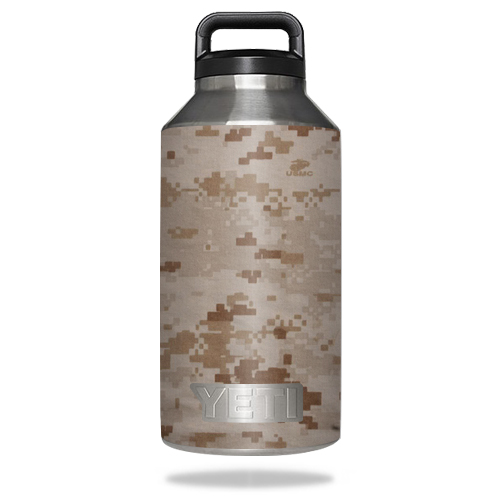 Picture of MightySkins YERABOT64-Desert Camo Skin for Yeti Rambler Bottle 64 oz Wrap Cover Sticker - Desert Camo
