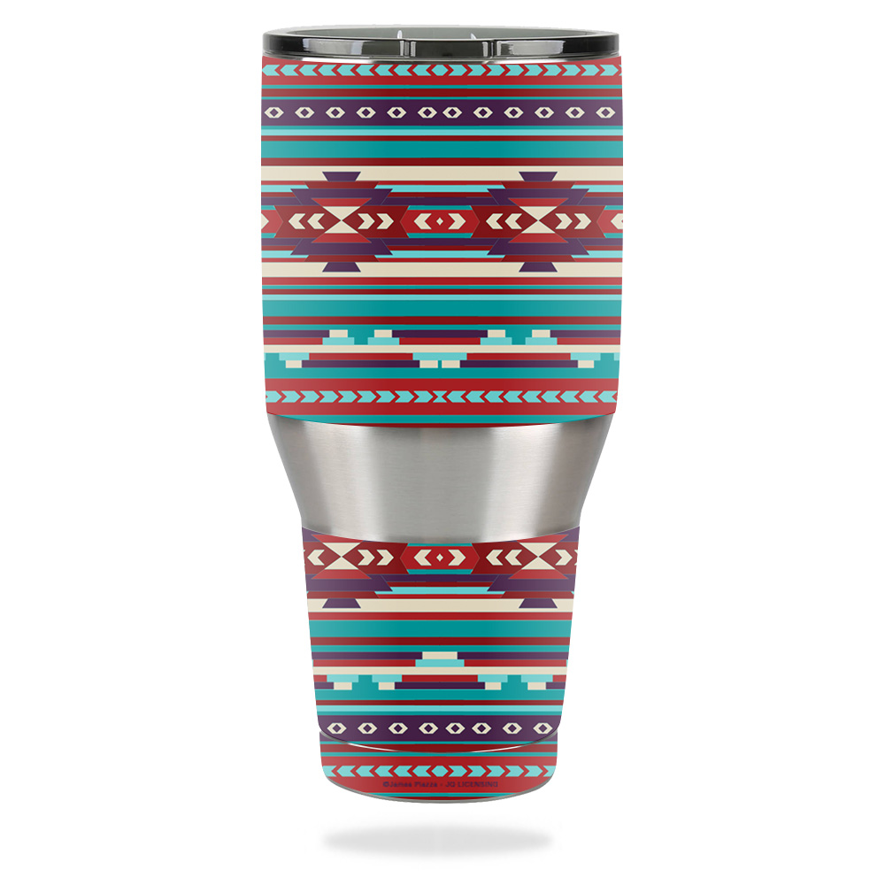 Picture of MightySkins OZTUM40-Southwest Stripes Skin for Ozark Trail 40 oz Tumbler - Southwest Stripes