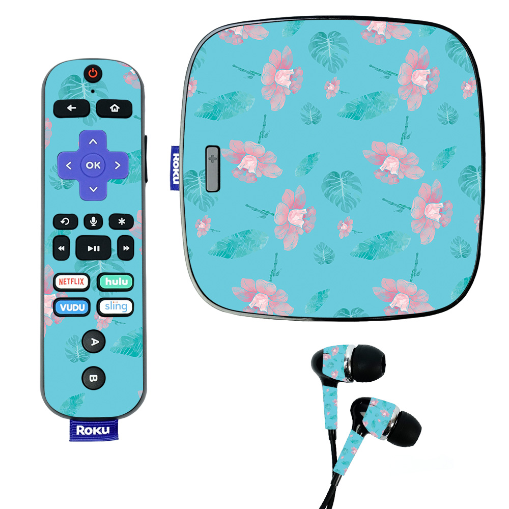 Picture of MightySkins ROUL-Water Flowers Skin for Roku Ultra - Water Flowers