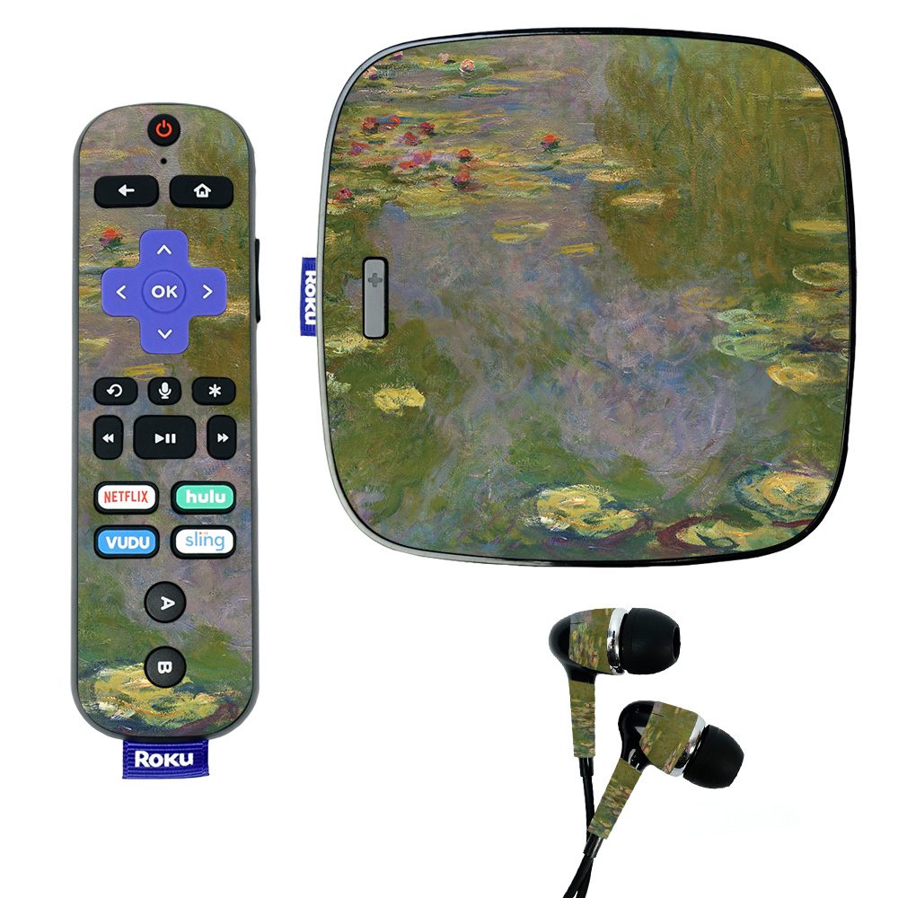 Picture of MightySkins ROUL-Water Lilies Skin for Roku Ultra - Water Lilies