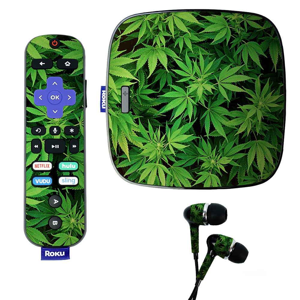 Picture of MightySkins ROUL-Weed Skin for Roku Ultra - Weed