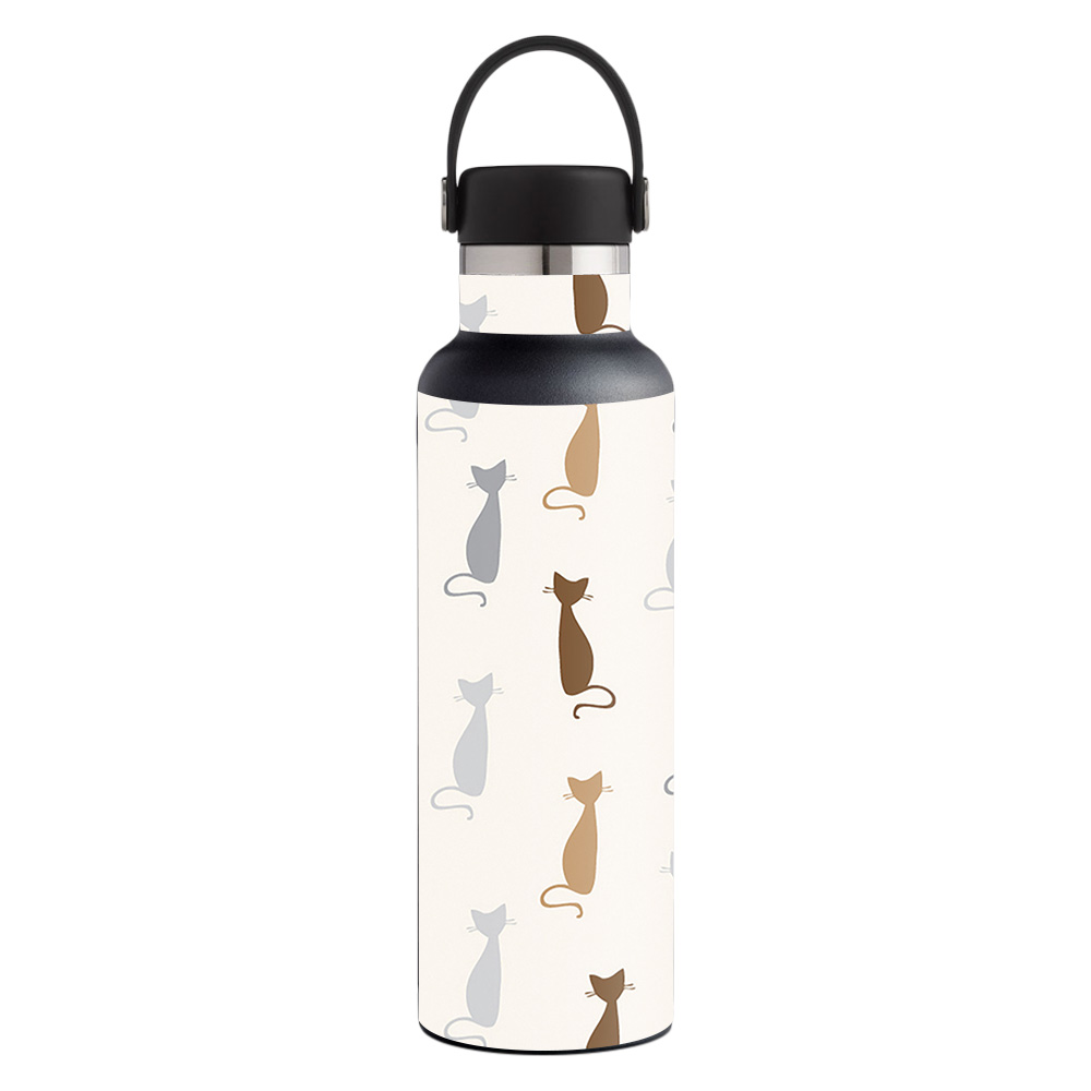 Picture of MightySkins HFST21-Cat Lady Skin for Hydro Flask 21 oz Standard Mouth - Cat Lady