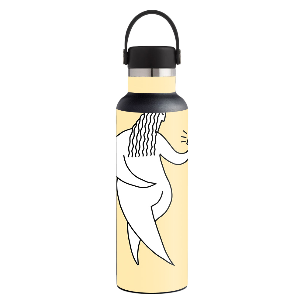 Picture of MightySkins HFST21-Chubby Selfie Skin for Hydro Flask 21 oz Standard Mouth - Chubby Selfie