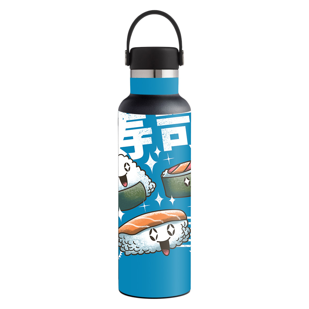 Picture of MightySkins HFST21-Sushi Kawaii Skin for Hydro Flask 21 oz Standard Mouth - Sushi Kawaii