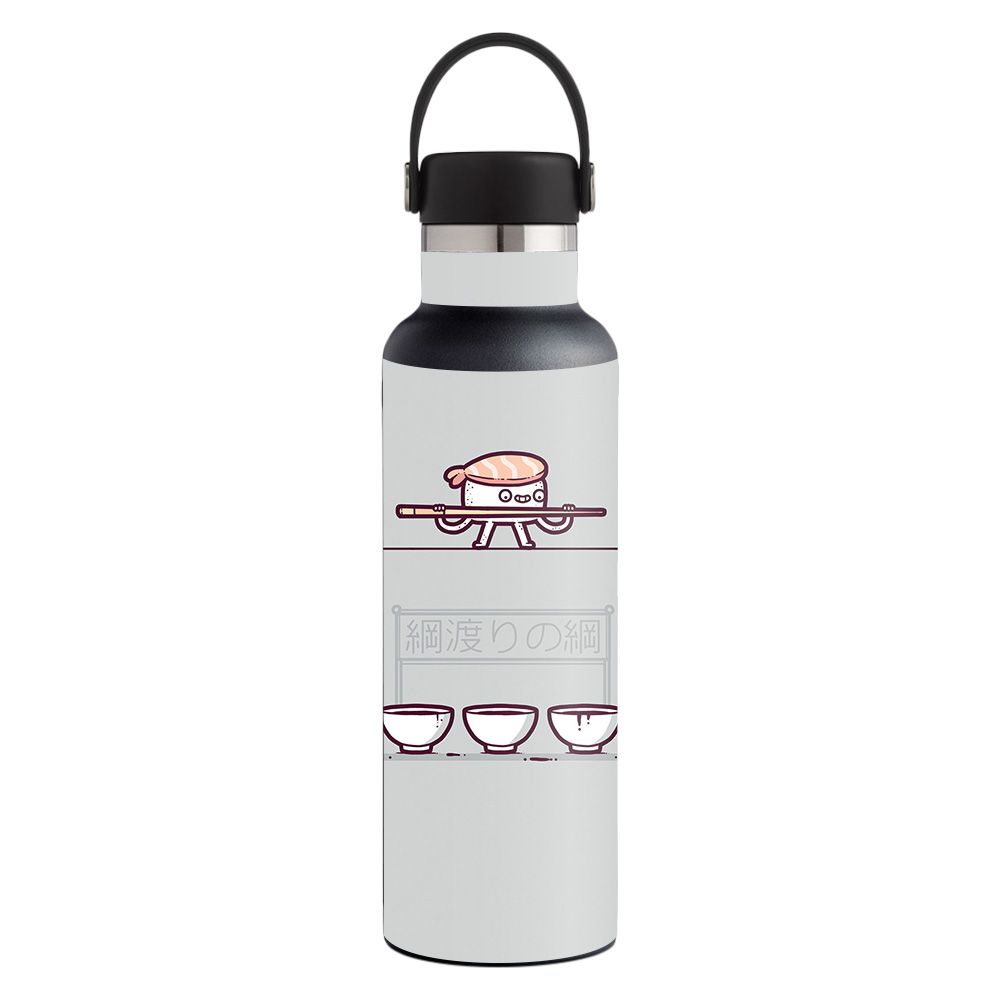 Picture of MightySkins HFST21-Sushi Tightrope Skin for Hydro Flask 21 oz Standard Mouth - Sushi Tightrope