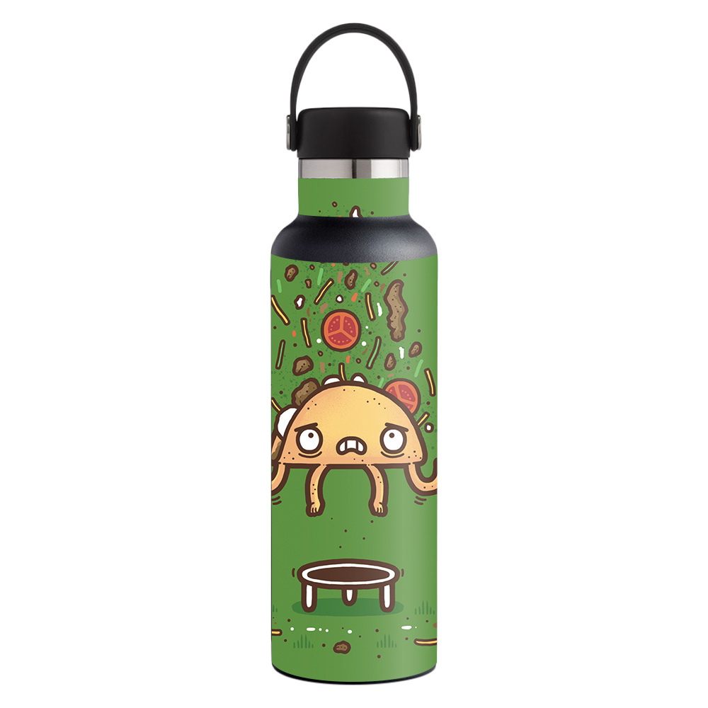 Picture of MightySkins HFST21-Taco Trampoline Skin for Hydro Flask 21 oz Standard Mouth - Taco Trampoline