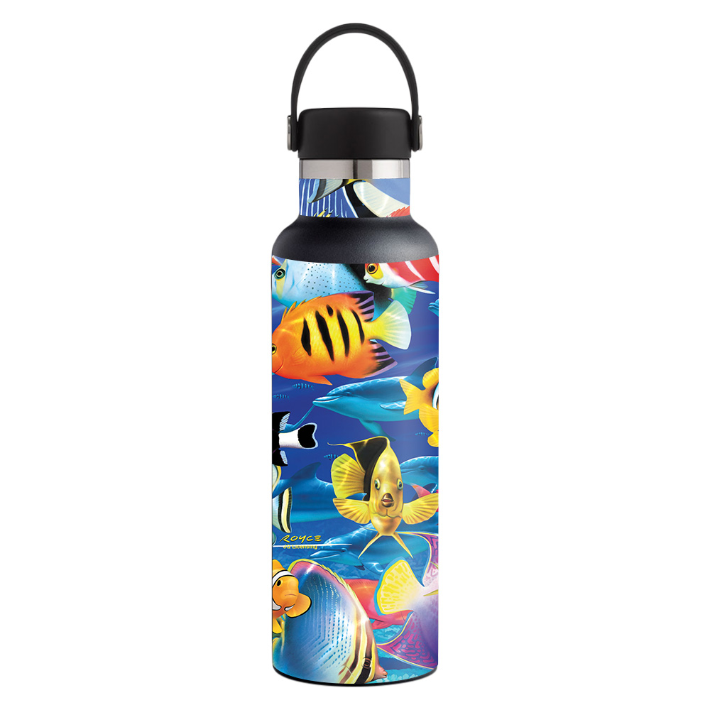 Picture of MightySkins HFST21-Tropical Fish Skin for Hydro Flask 21 oz Standard Mouth - Tropical Fish