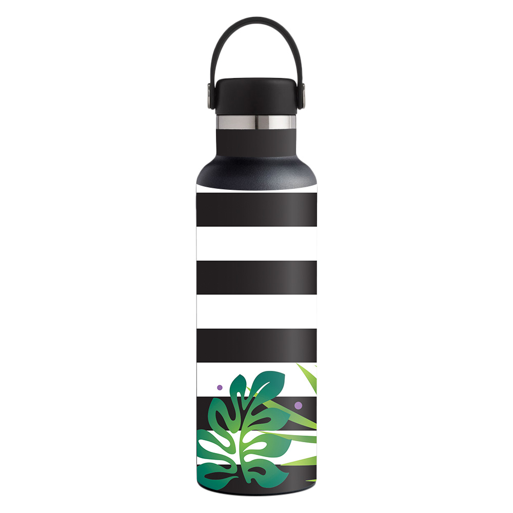 Picture of MightySkins HFST21-Tropical Stripes Skin for Hydro Flask 21 oz Standard Mouth - Tropical Stripes
