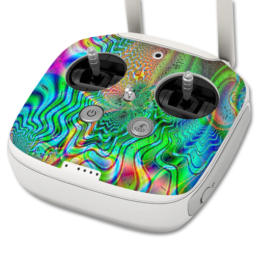 DJPH3PROCO-Psychedelic Skin for Dji Phantom 3 Professional Quadcopter Drone Controller Wrap Cover Sticker - Psychedelic -  MightySkins