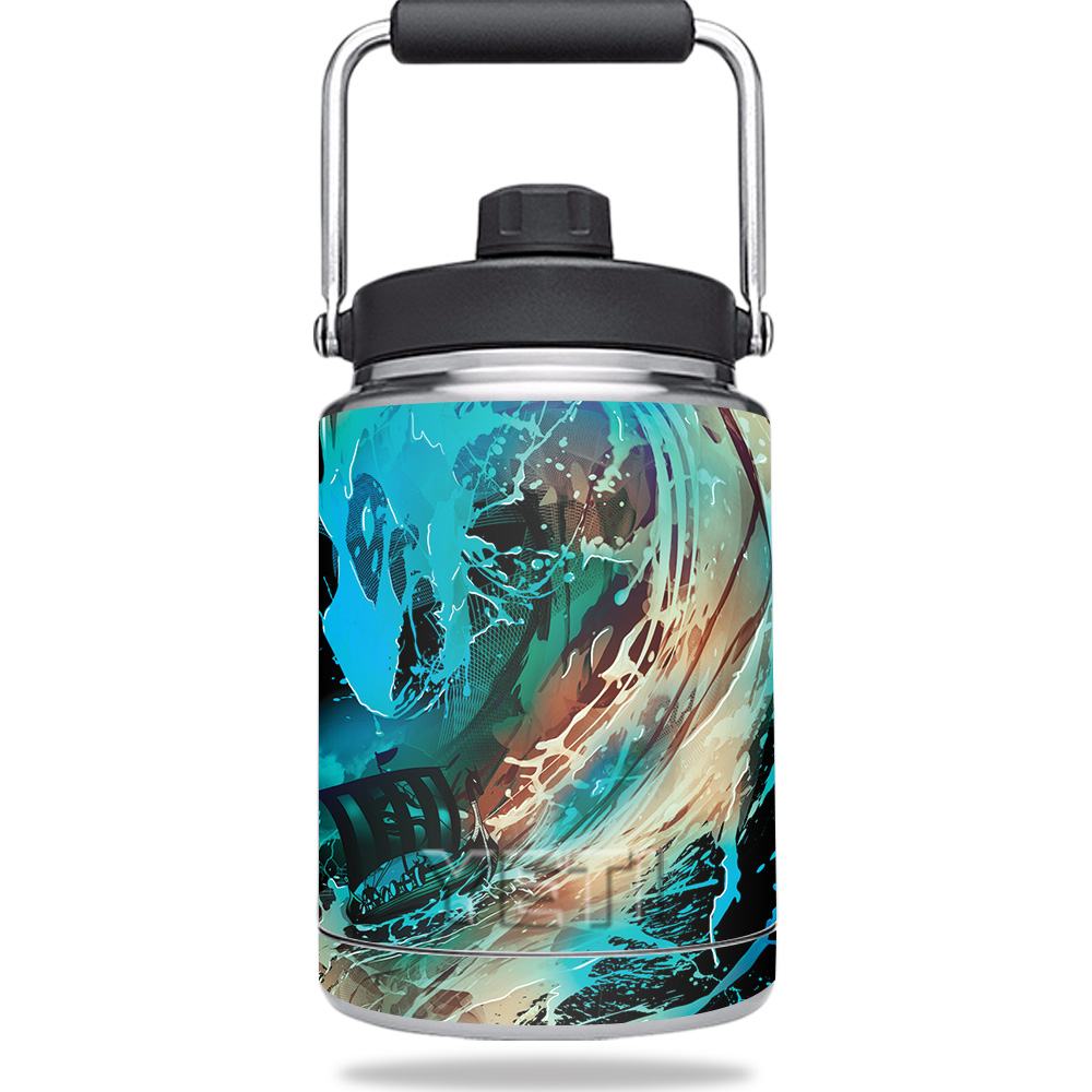 Picture of MightySkins YERAMJUG-Big Wave Skin for Yeti 0.5 gal Jug - Big Wave