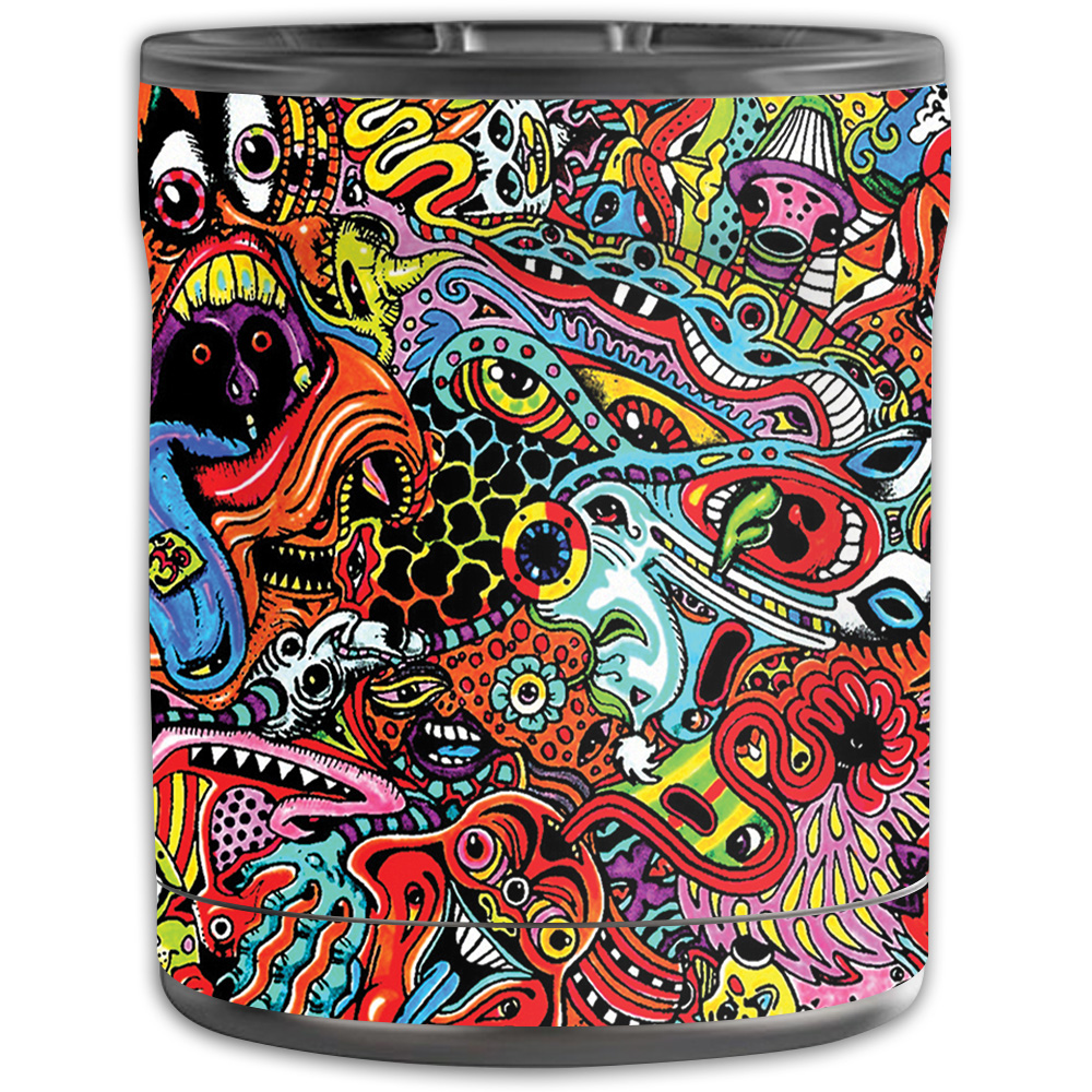 Picture of MightySkins OTEL10-Acid Trippy Skin for Otterbox Elevation Tumbler 10 oz - Acid Trippy