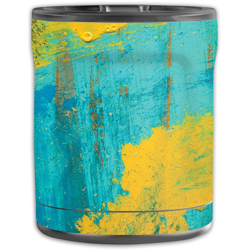 Picture of MightySkins OTEL10-Acrylic Blue Skin for Otterbox Elevation Tumbler 10 oz - Acrylic Blue
