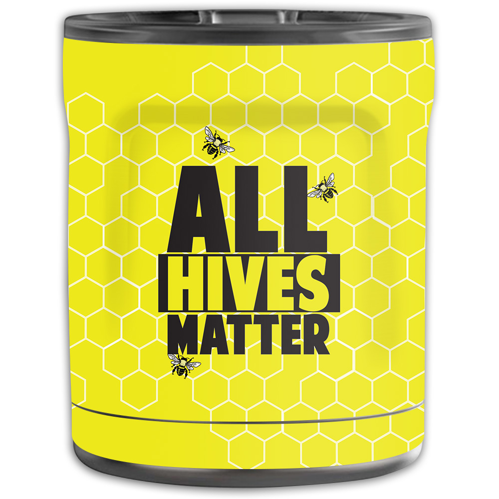 Picture of MightySkins OTEL10-All Hives Matter Skin for Otterbox Elevation Tumbler 10 oz - All Hives Matter
