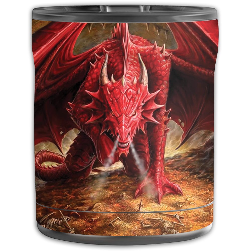 Picture of MightySkins OTEL10-Angry Dragon Skin for Otterbox Elevation Tumbler 10 oz - Angry Dragon