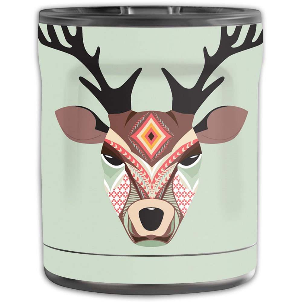 Picture of MightySkins OTEL10-Aztec Deer Skin for Otterbox Elevation Tumbler 10 oz - Aztec Deer
