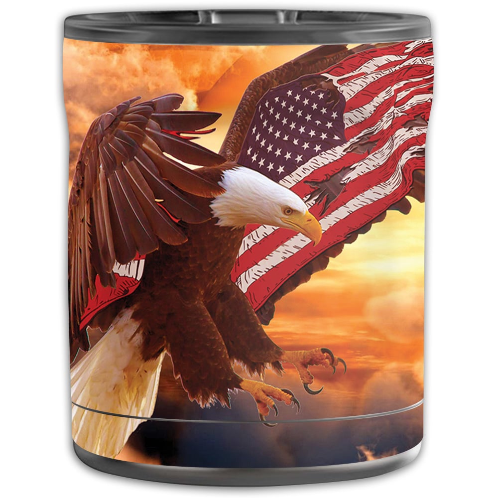 Picture of MightySkins OTEL10-Bald Eagle Skin for Otterbox Elevation Tumbler 10 oz - Bald Eagle