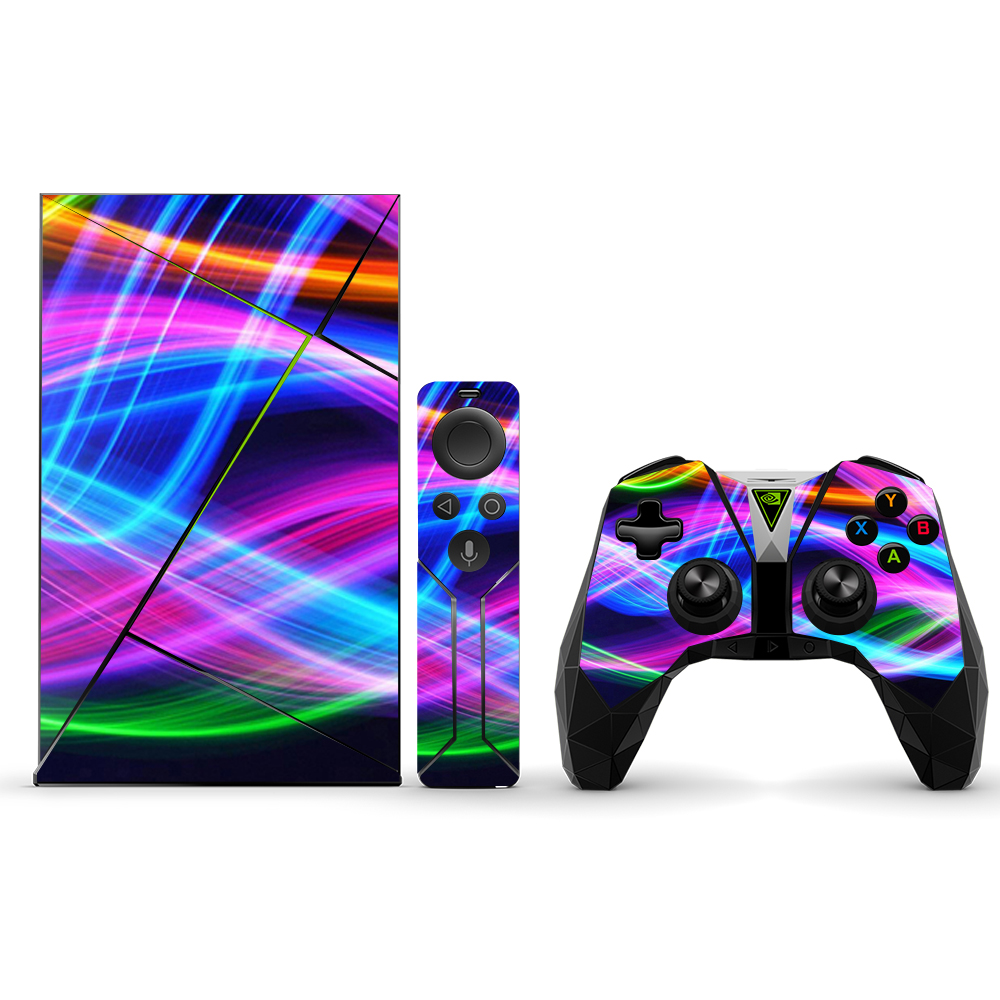 NVSHLDTV-Light Waves Skin for Nvidia Shield TV Wrap Cover Sticker - Light Waves -  MightySkins