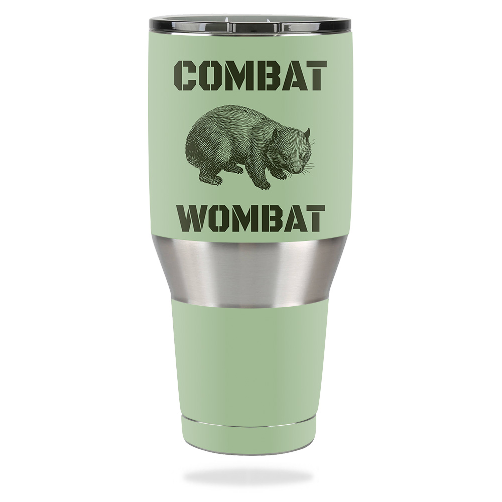 Picture of MightySkins OZTUM40-Combat Wombat Skin for Ozark Trail 40 oz Tumbler - Combat Wombat