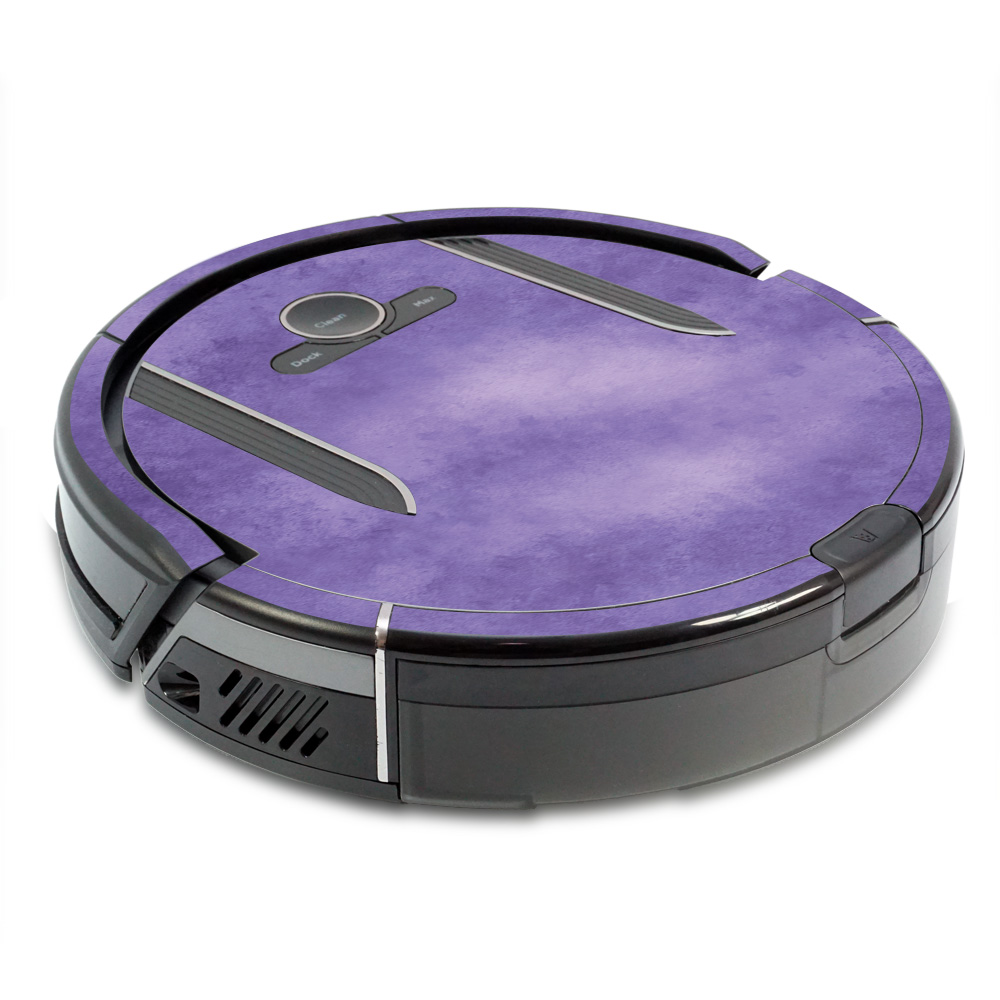 SHIOR85MINPurple Airbrush Skin for Shark Ion Robot R85 Vacuum Minimal Cover  Purple Airbrush