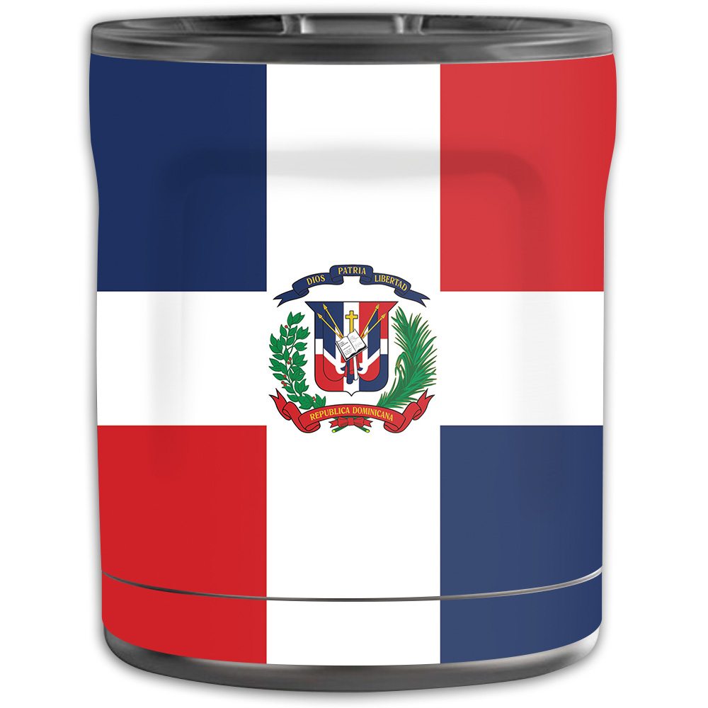 Picture of MightySkins OTEL10-Dominican Flag Skin for Otterbox Elevation Tumbler 10 oz - Dominican Flag
