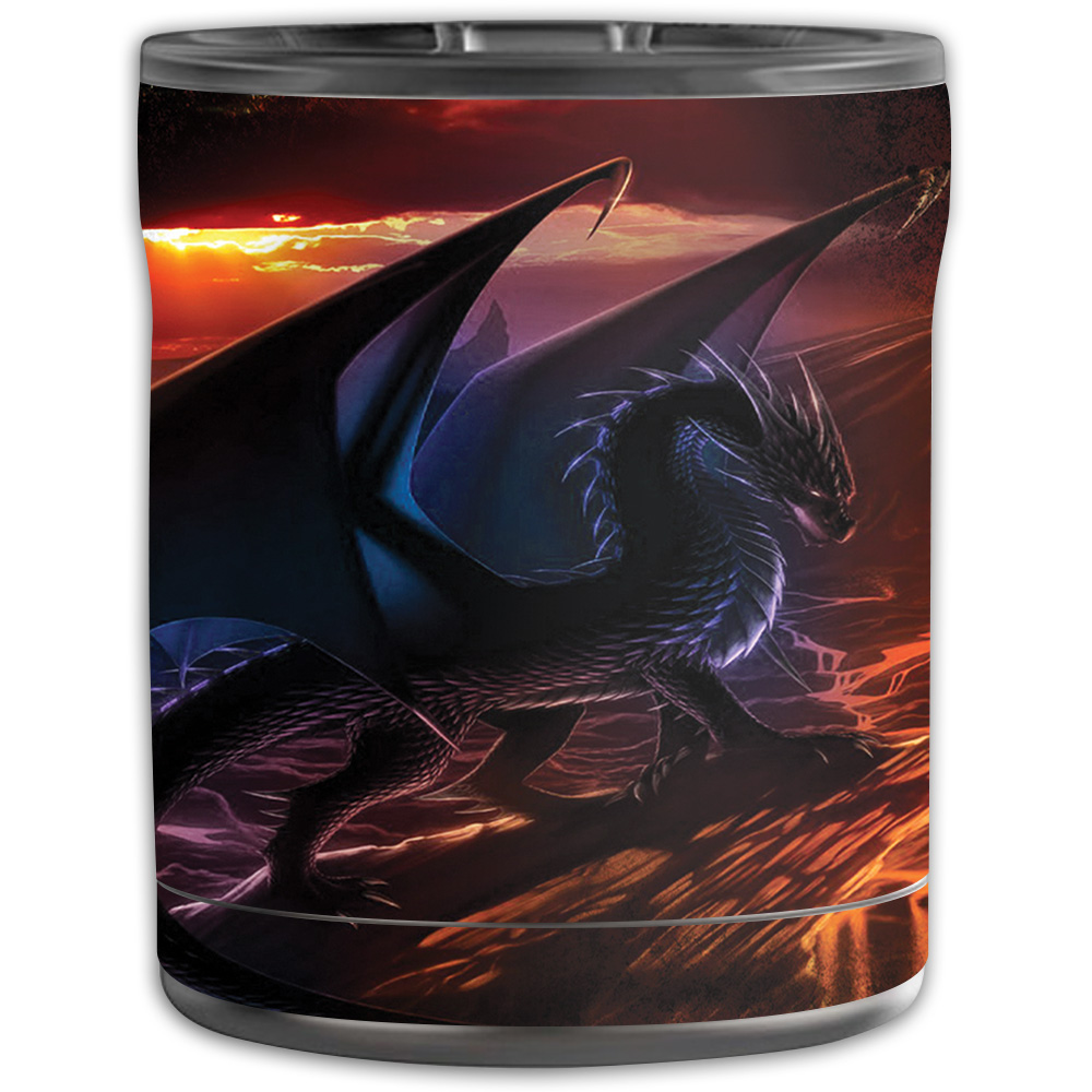 Picture of MightySkins OTEL10-Fire Dragon Skin for Otterbox Elevation Tumbler 10 oz - Fire Dragon