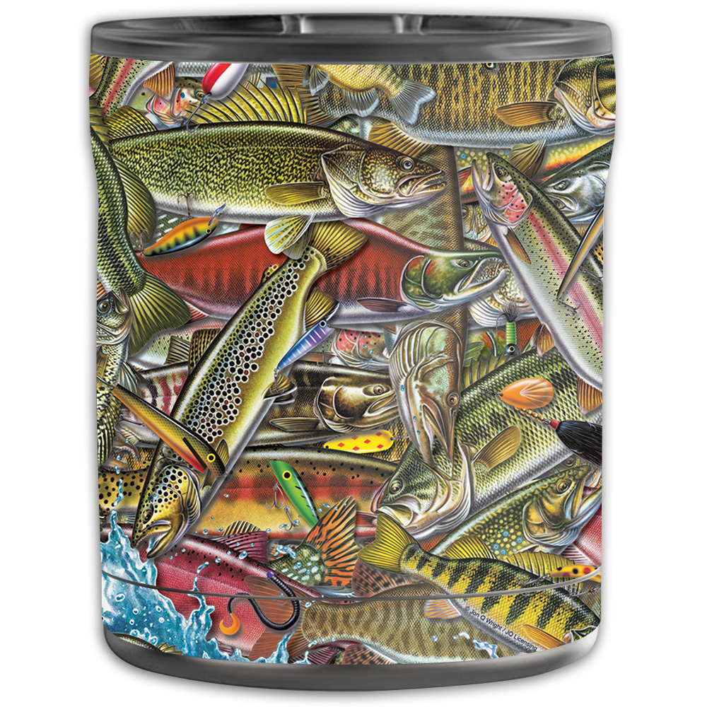 Picture of MightySkins OTEL10-Fish Puzzle Skin for Otterbox Elevation Tumbler 10 oz - Fish Puzzle