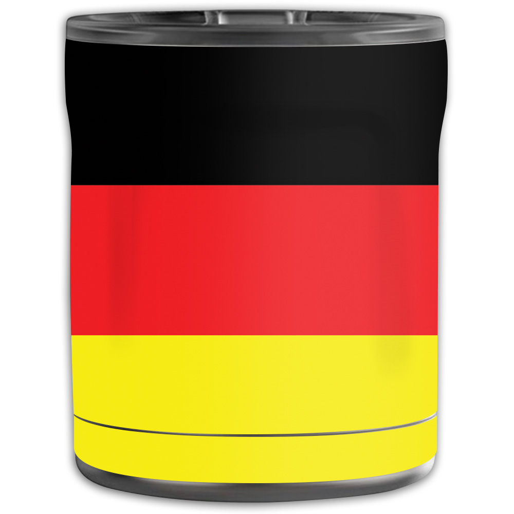Picture of MightySkins OTEL10-German Flag Skin for Otterbox Elevation Tumbler 10 oz - German Flag