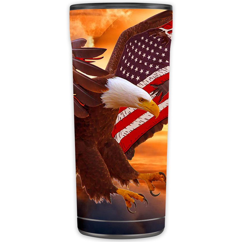 Picture of MightySkins OTEL20-Bald Eagle Skin for Otterbox Elevation Tumbler 20 oz - Bald Eagle