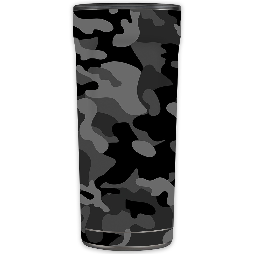 Picture of MightySkins OTEL20-Black Camo Skin for Otterbox Elevation Tumbler 20 oz - Black Camo