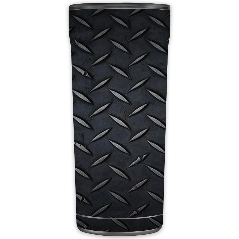 Picture of MightySkins OTEL20-Black Diamond Plate Skin for Otterbox Elevation Tumbler 20 oz - Black Diamond Plate