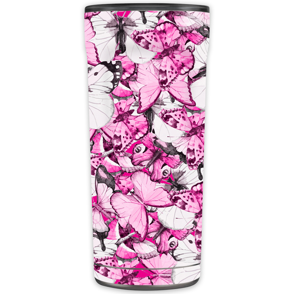 Picture of MightySkins OTEL20-Butterflies Skin for Otterbox Elevation Tumbler 20 oz - Butterflies