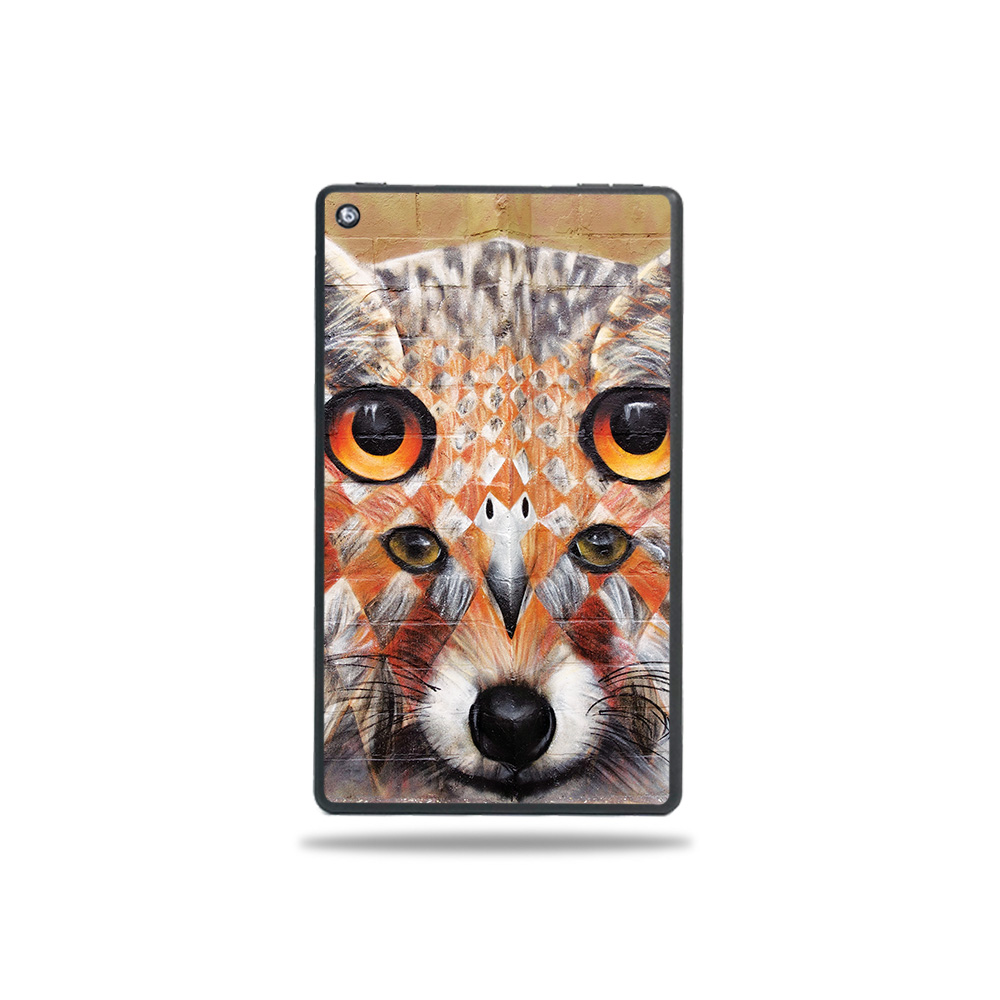 Picture of MightySkins AMFI719-Fox Owl Eyes Skin for Amazon Fire 7 Tablet 2019 - Fox Owl Eyes