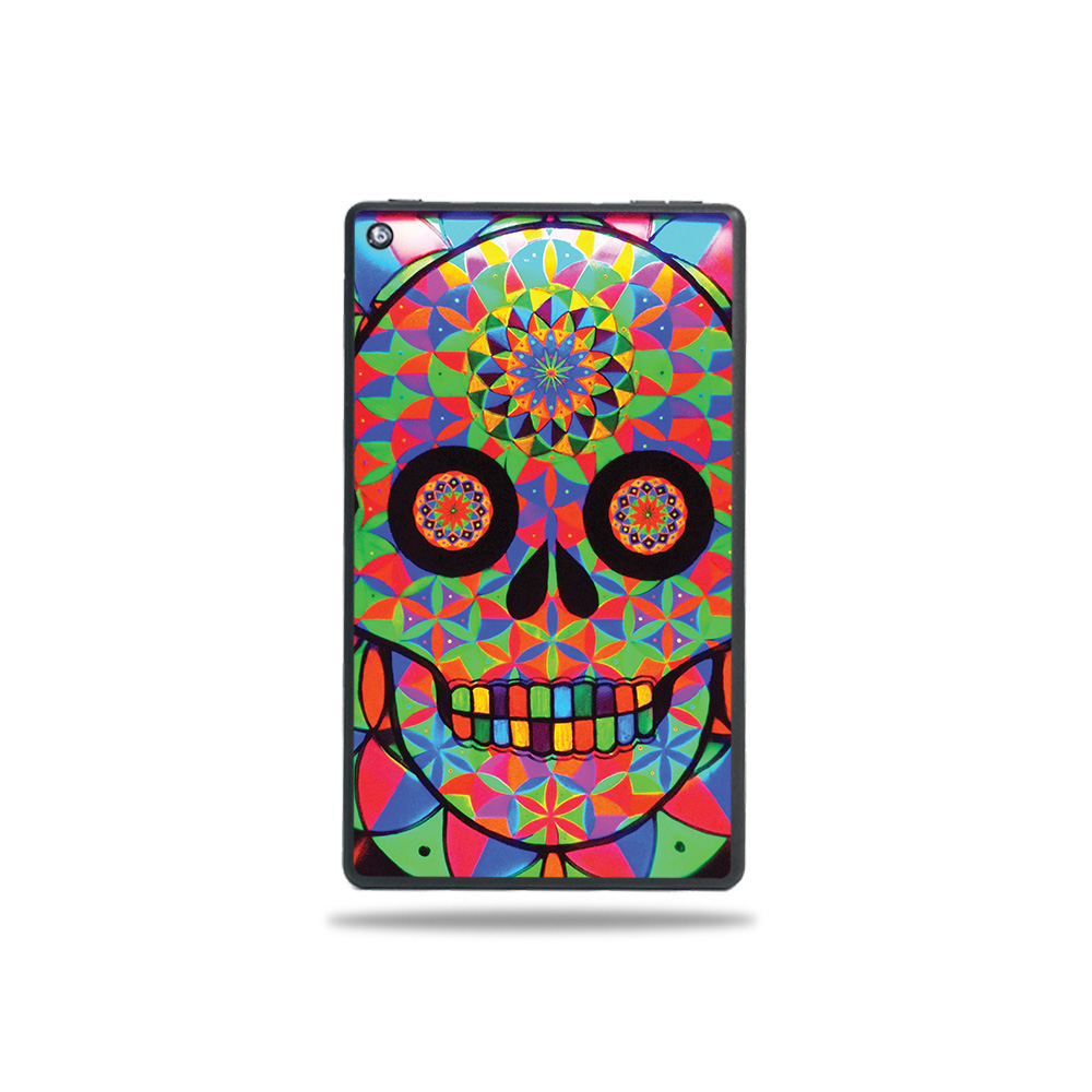 Picture of MightySkins AMFI719-Geo Sugar Skull Skin for Amazon Fire 7 Tablet 2019 - Geo Sugar Skull