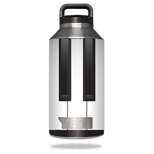 Picture of MightySkins YERABOT64-Piano Keys Skin for Yeti Rambler Bottle 64 oz - Piano Keys