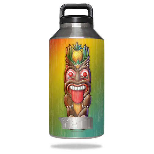 Picture of MightySkins YERABOT64-Tiki Man Skin for Yeti Rambler Bottle 64 oz - Tiki Man