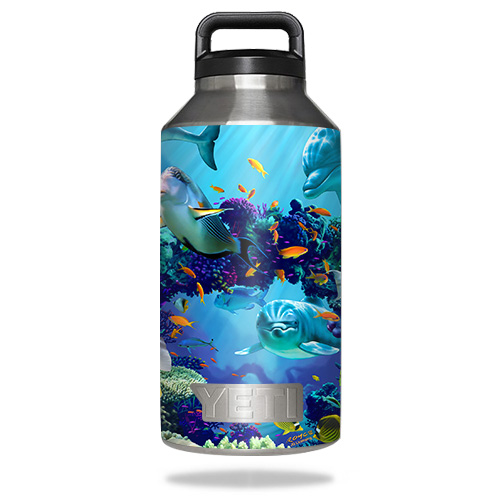 Picture of MightySkins YERABOT64-Ocean Friends Skin for Yeti Rambler Bottle 64 oz - Ocean Friends