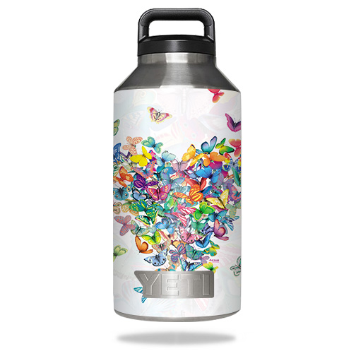 Picture of MightySkins YERABOT64-Wildheart Skin for Yeti Rambler Bottle 64 oz - Wildheart