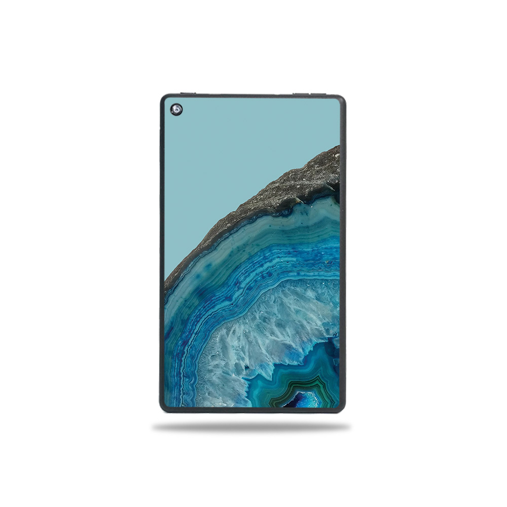 Picture of MightySkins AMFI719-Blue Agate Skin for Amazon Fire 7 Tablet 2019 - Blue Agate