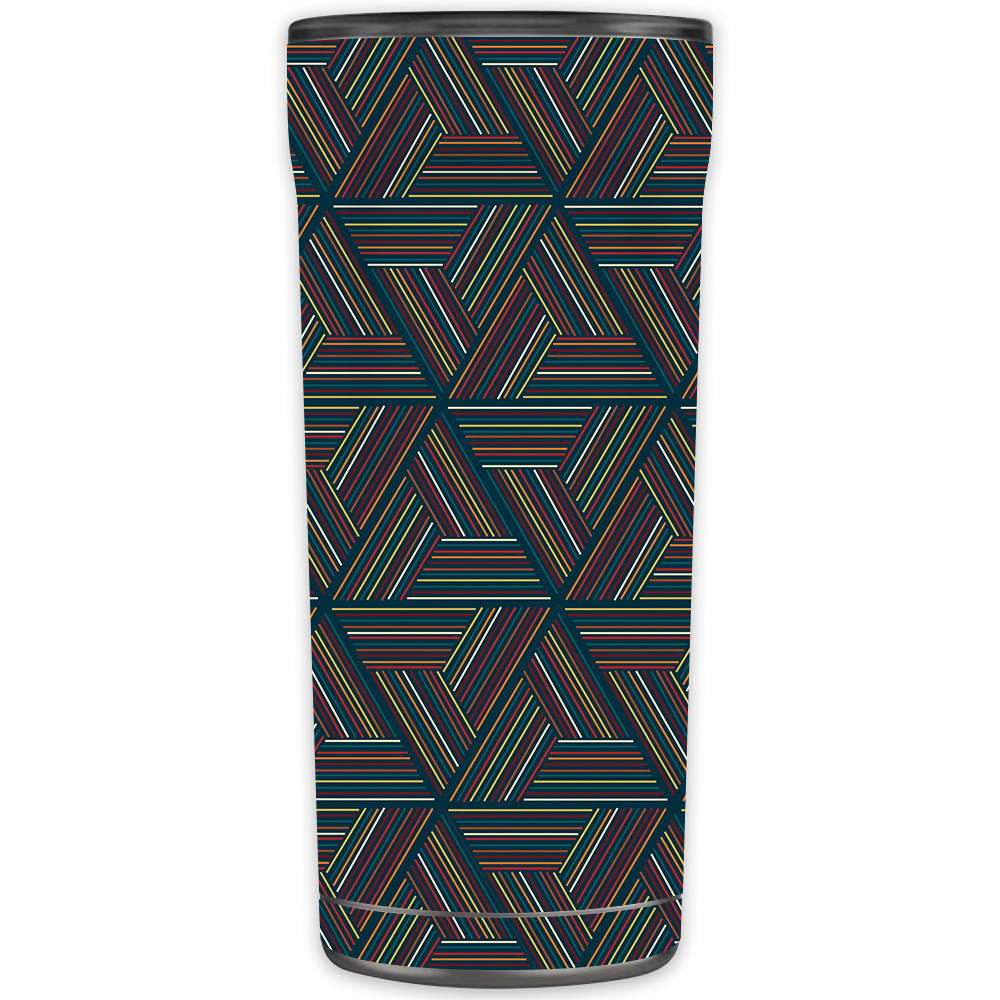 Picture of MightySkins OTEL20-Triangle Stripes Skin for Otterbox Elevation Tumbler 20 oz - Triangle Stripes