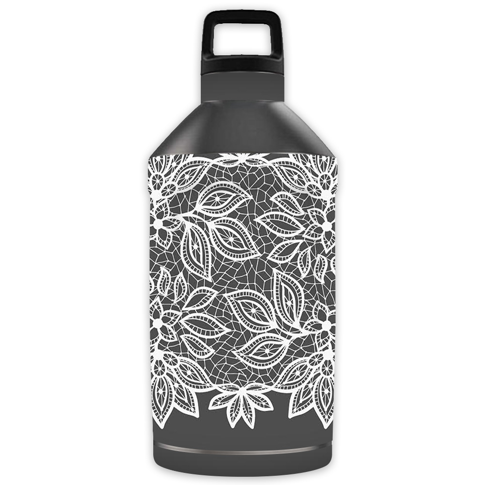 Picture of MightySkins OTEL64-Floral Lace Skin for Otterbox Elevation Tumbler 64 oz - Floral Lace