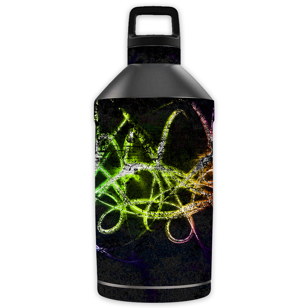 Picture of MightySkins OTEL64-Neon Skin for Otterbox Elevation Tumbler 64 oz - Neon