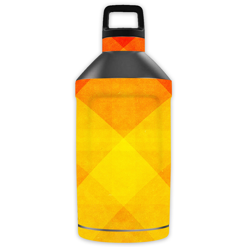 Picture of MightySkins OTEL64-Orange Texture Skin for Otterbox Elevation Tumbler 64 oz - Orange Texture