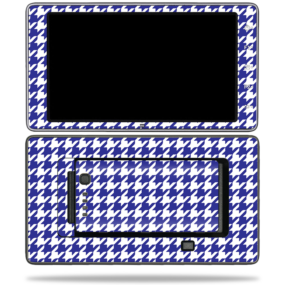 Picture of MightySkins DJCRSK-Blue Houndstooth Skin for Dji Crystalsky Monitor 5.5 in. - Blue Houndstooth