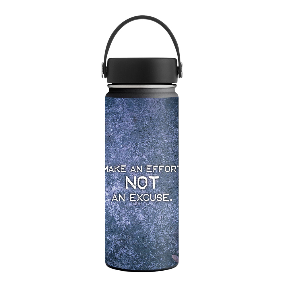 Picture of MightySkins HFWI18-Make An Effort Skin for Hydro Flask 18 oz Wide Mouth - Make An Effort