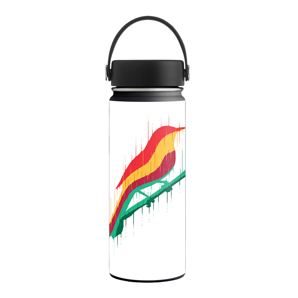 Picture of MightySkins HFWI18-Melting Bird Skin for Hydro Flask 18 oz Wide Mouth - Melting Bird