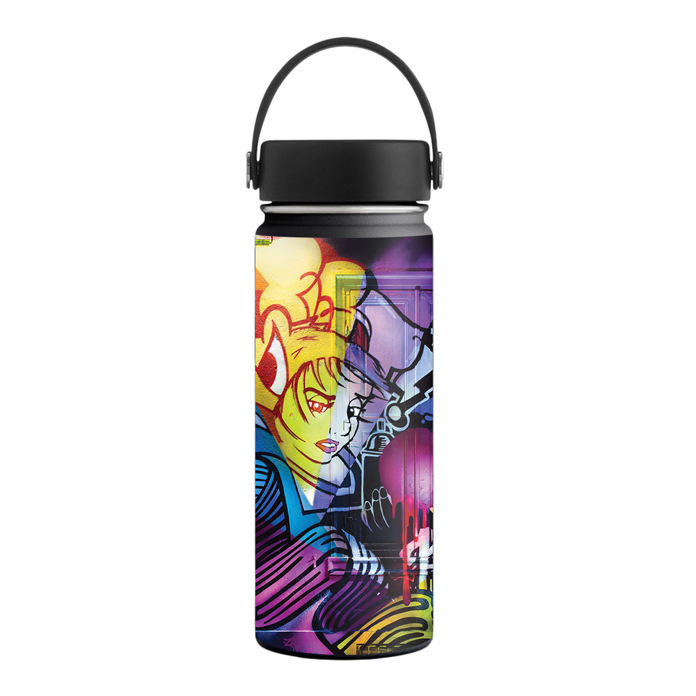 Picture of MightySkins HFWI18-Midnight Mischief Skin for Hydro Flask 18 oz Wide Mouth - Midnight Mischief