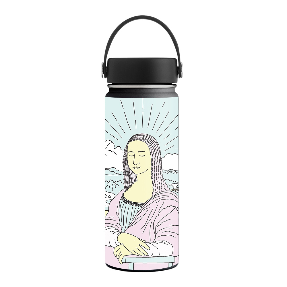 Picture of MightySkins HFWI18-Modern Lisa Skin for Hydro Flask 18 oz Wide Mouth - Modern Lisa